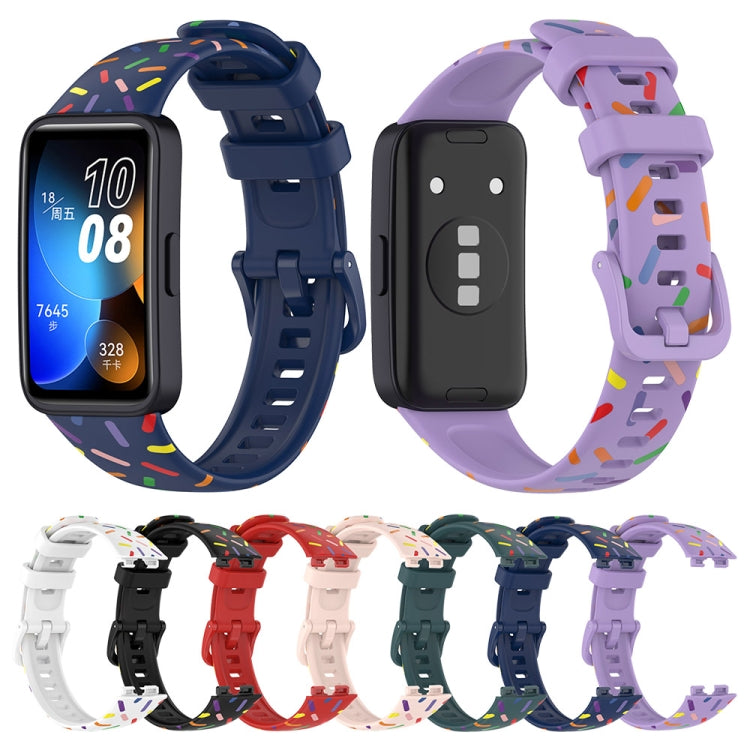 Sports Rainbow Dots Silicone Watch Band