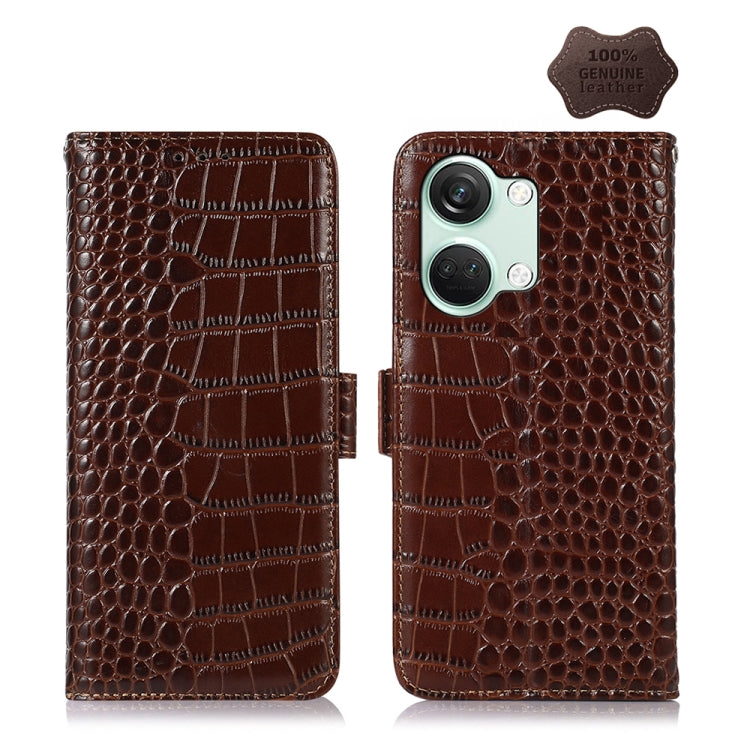 Crocodile Top Layer Cowhide Leather Phone Case My Store