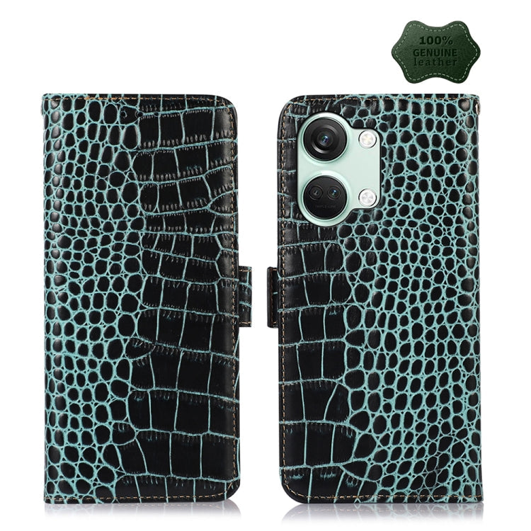 Crocodile Top Layer Cowhide Leather Phone Case My Store