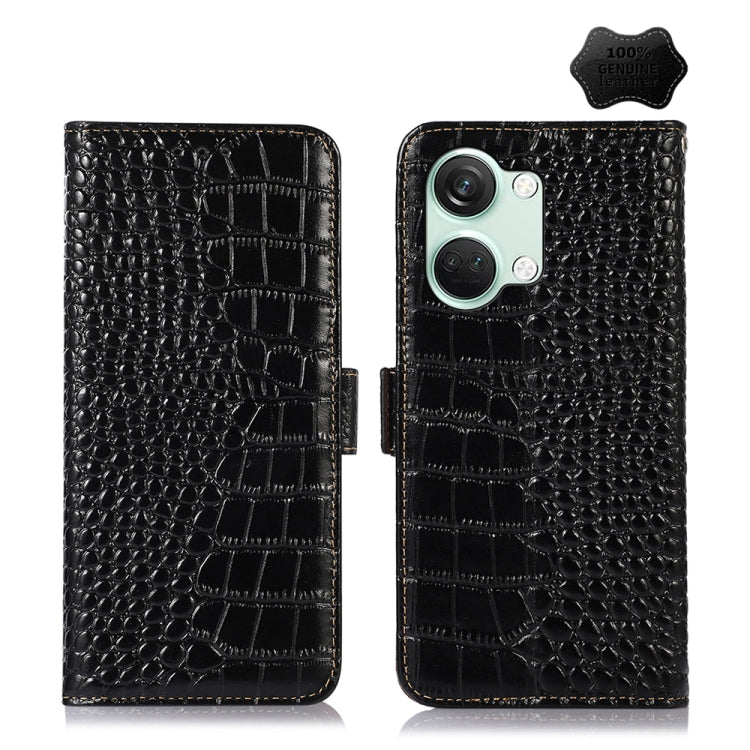 Crocodile Top Layer Cowhide Leather Phone Case My Store