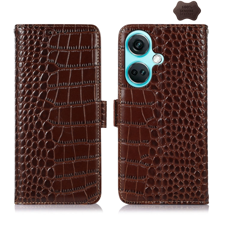 Crocodile Top Layer Cowhide Leather Phone Case My Store