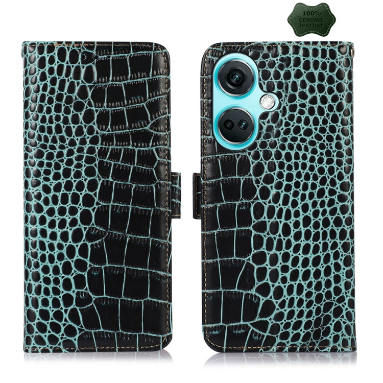 Crocodile Top Layer Cowhide Leather Phone Case My Store