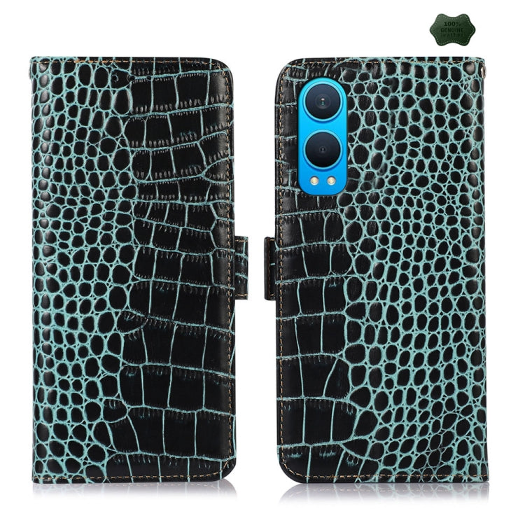 Crocodile Top Layer Cowhide Leather Phone Case My Store