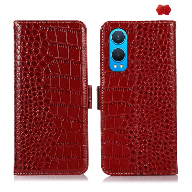 Crocodile Top Layer Cowhide Leather Phone Case My Store