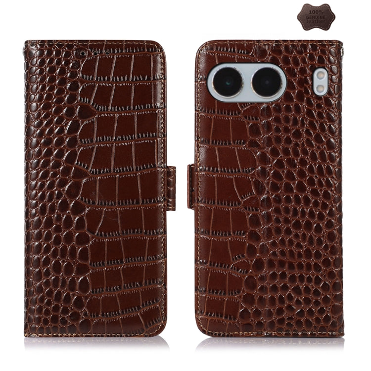 Crocodile Top Layer Cowhide Leather Phone Case My Store