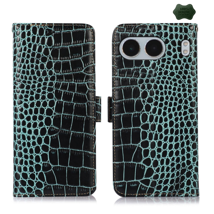 Crocodile Top Layer Cowhide Leather Phone Case My Store