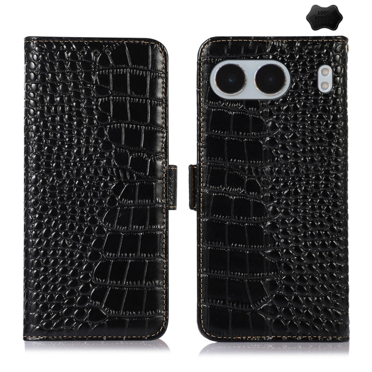 Crocodile Top Layer Cowhide Leather Phone Case My Store