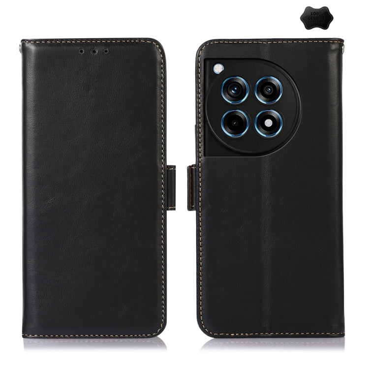 Magnetic Crazy Horse Texture Genuine Leather RFID Phone Case My Store