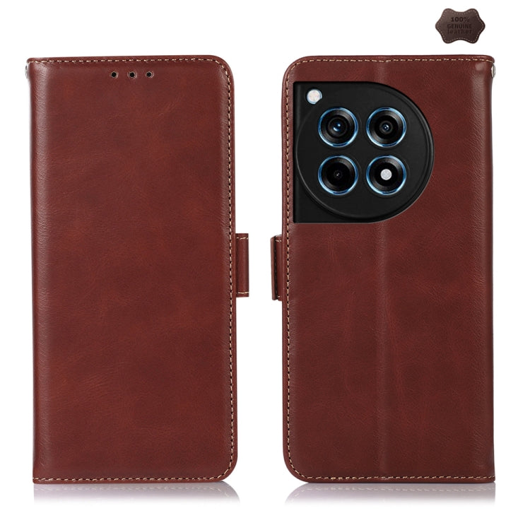 Magnetic Crazy Horse Texture Genuine Leather RFID Phone Case My Store