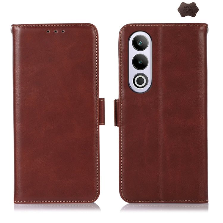 Magnetic Crazy Horse Texture Genuine Leather RFID Phone Case My Store