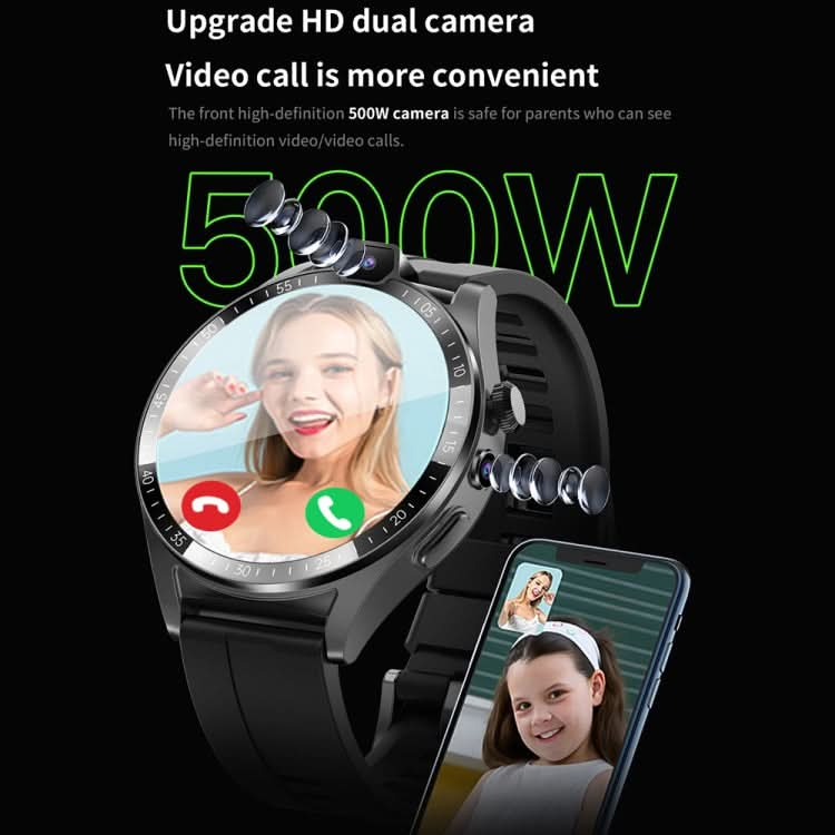 L01 1.43 inch IP67 Waterproof 4G Android 9.0 Smart Watch Support Face Recognition / GPS