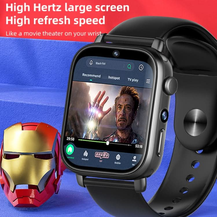 UNIWA X1S 1.9 inch IP67 Waterproof 4G Android 8.1 Dual Cameras Smart Watch Support Temperature Measurement