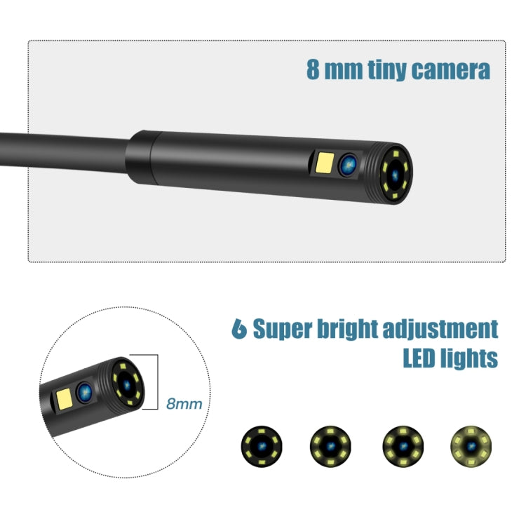 P40 5.5mm 1080P IP68 Waterproof 4.3 inch Highlight Screen Dual Camera Digital Endoscope