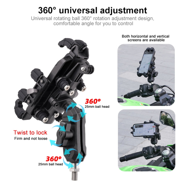 MOTOSLG Crab Motorcycle Phone Clamp Bracket ÎҵÄÉ̵ê