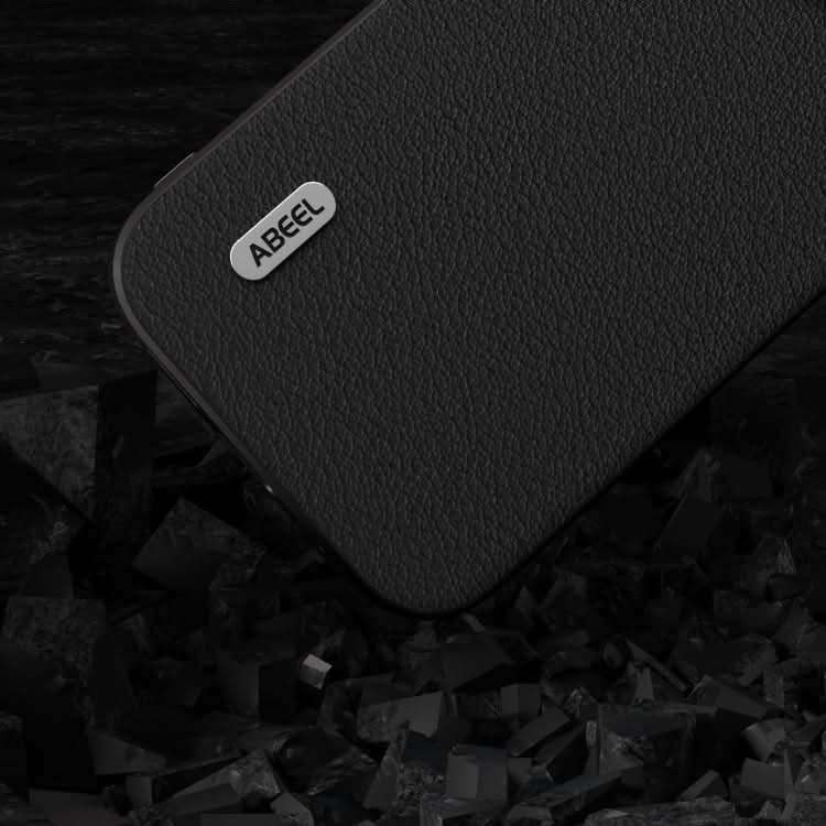 ABEEL Genuine Leather Wave Black Edge Phone Case, Series 2