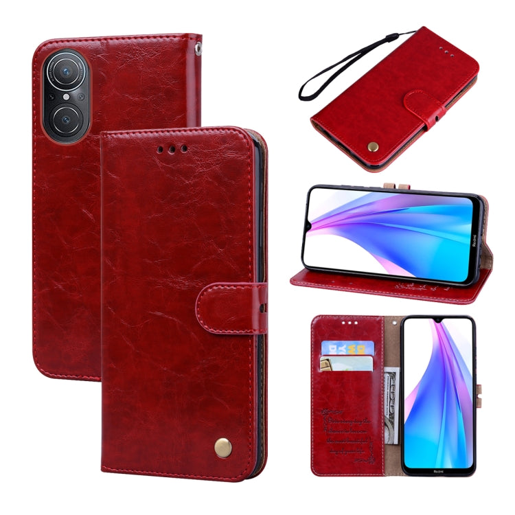 Oil Wax Texture Leather Phone Case