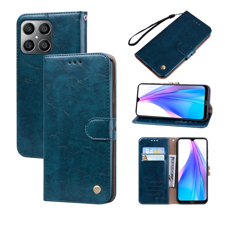 Oil Wax Texture Leather Phone Case