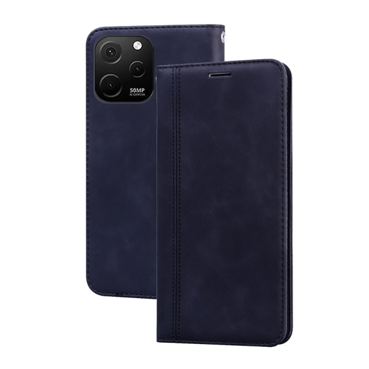 Frosted Business Magnetic Horizontal Flip PU Phone Case