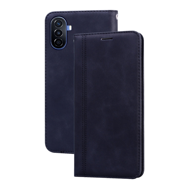 Frosted Business Magnetic Horizontal Flip PU Phone Case