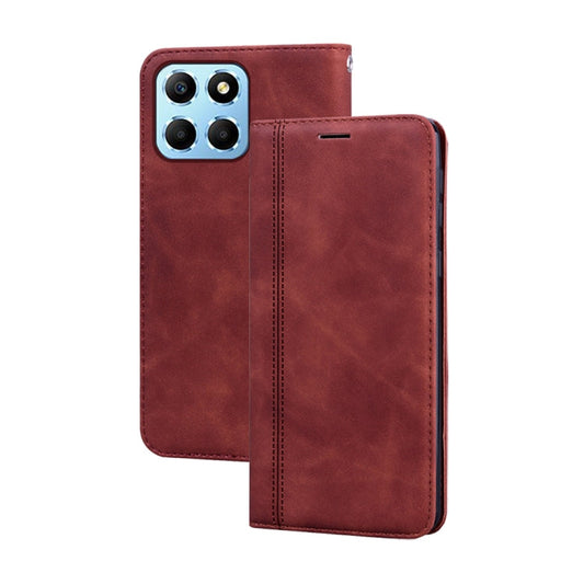 Frosted Business Magnetic Horizontal Flip PU Phone Case