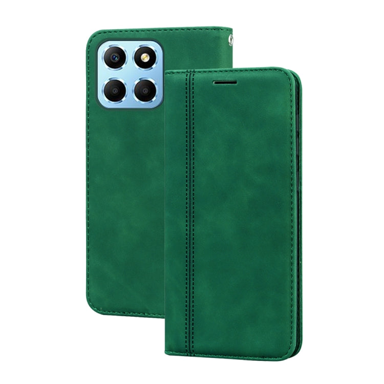 Frosted Business Magnetic Horizontal Flip PU Phone Case