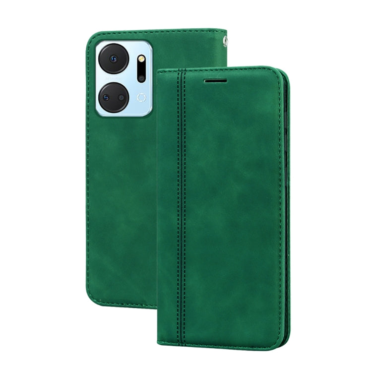 Frosted Business Magnetic Horizontal Flip PU Phone Case