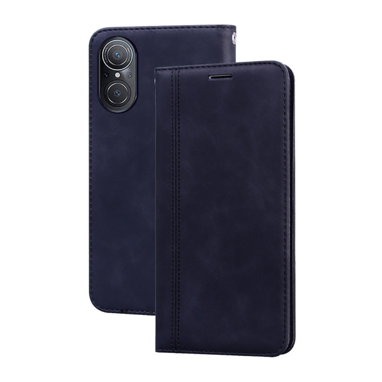 Frosted Business Magnetic Horizontal Flip PU Phone Case