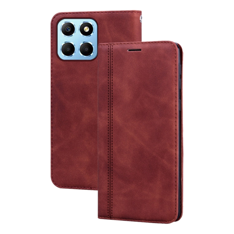 Frosted Business Magnetic Horizontal Flip PU Phone Case