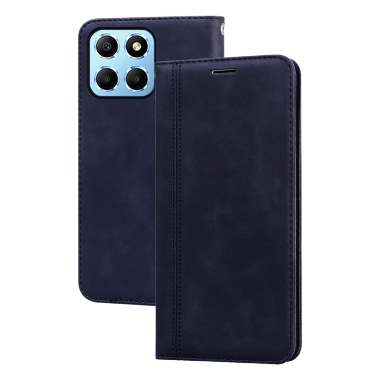 Frosted Business Magnetic Horizontal Flip PU Phone Case