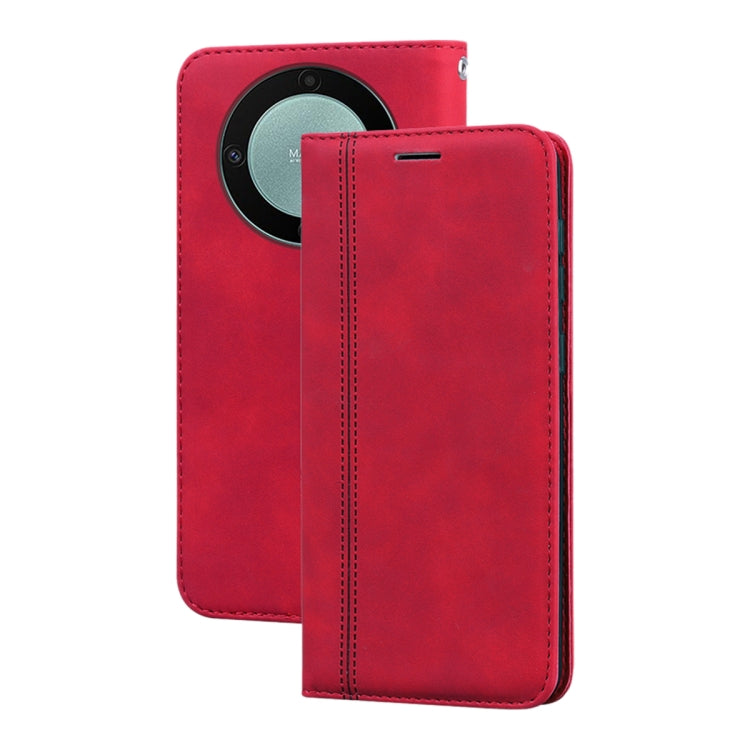 Frosted Business Magnetic Horizontal Flip PU Phone Case