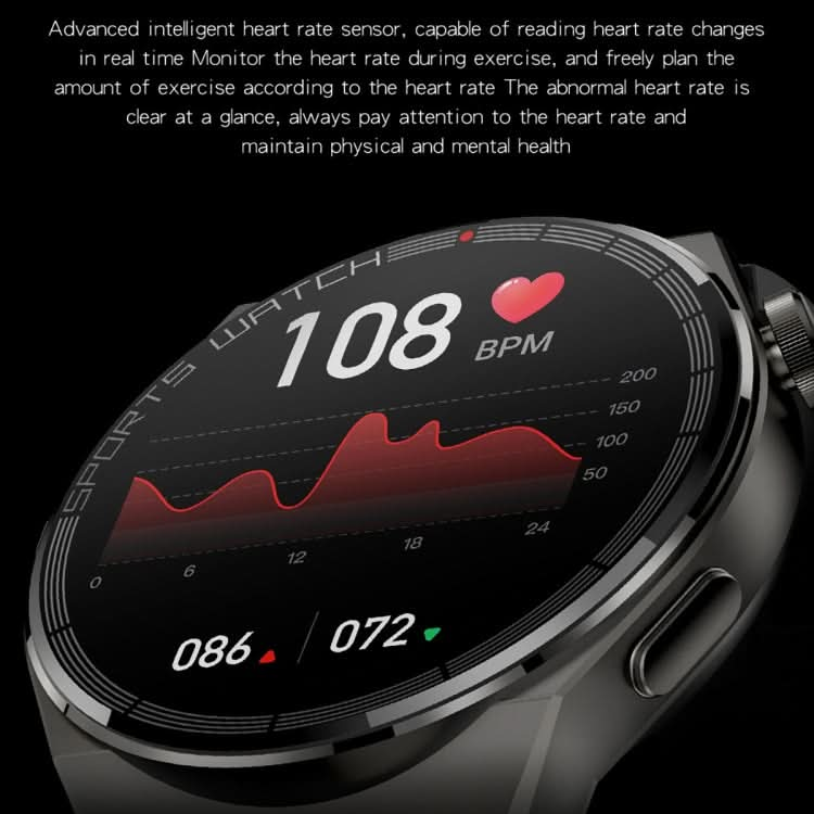 KT62 1.36 inch TFT Round Screen Smart Watch Supports Bluetooth Call/Blood Oxygen Monitoring