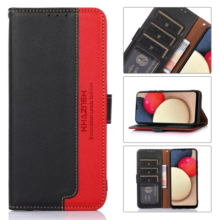 KHAZNEH Litchi Texture Leather RFID Phone Case, Series 1