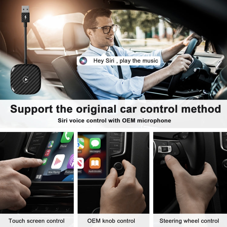 USB + USB-C / Type-C Wired to Wireless Carplay Adapter for iPhone ÎҵÄÉ̵ê