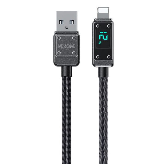 WK WDC-06i 2.4A USB to 8 Pin Digital Display Data Cable, Length: 1m