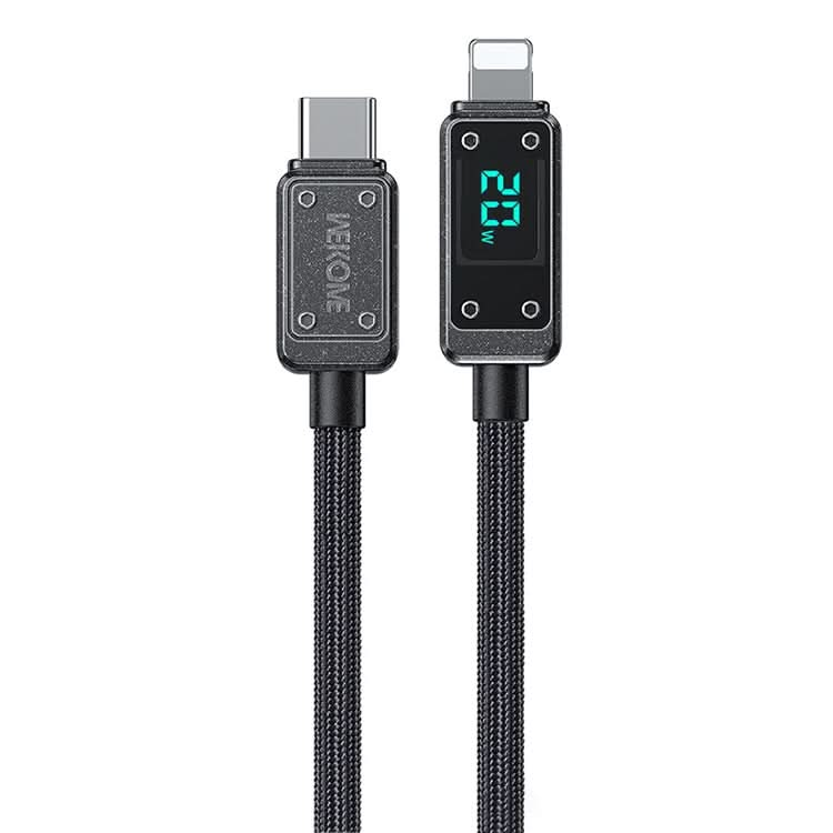 WK WDC-08 PD 20W USB-C/Type-C to 8 Pin Digital Display Data Cable, Length: 1m