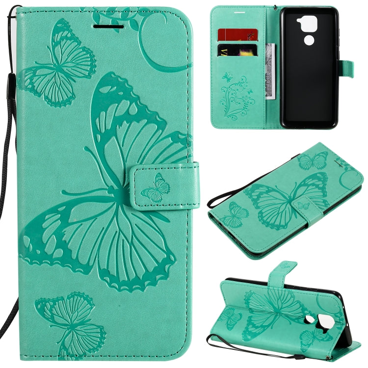 3D Butterflies Embossing Pattern Horizontal Flip Leather Case with Holder & Card Slot & Wallet, Series 5-Reluova