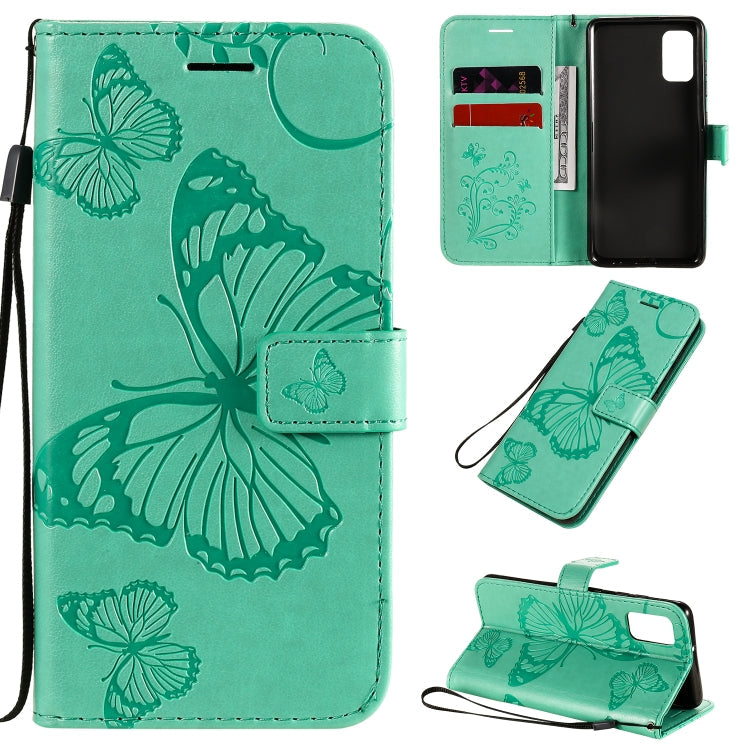 3D Butterflies Embossing Pattern Horizontal Flip Leather Case with Holder & Card Slot & Wallet, Series 3-Reluova