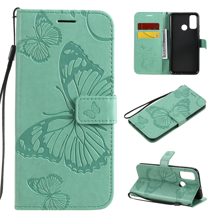 3D Butterflies Embossing Pattern Horizontal Flip Leather Case with Holder & Card Slot & Wallet, Series 7-Reluova