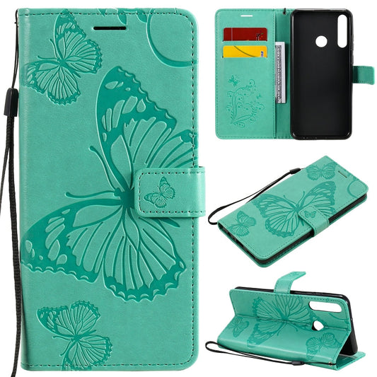 3D Butterflies Embossing Pattern Horizontal Flip Leather Case with Holder & Card Slot & Wallet, Series 2-Reluova