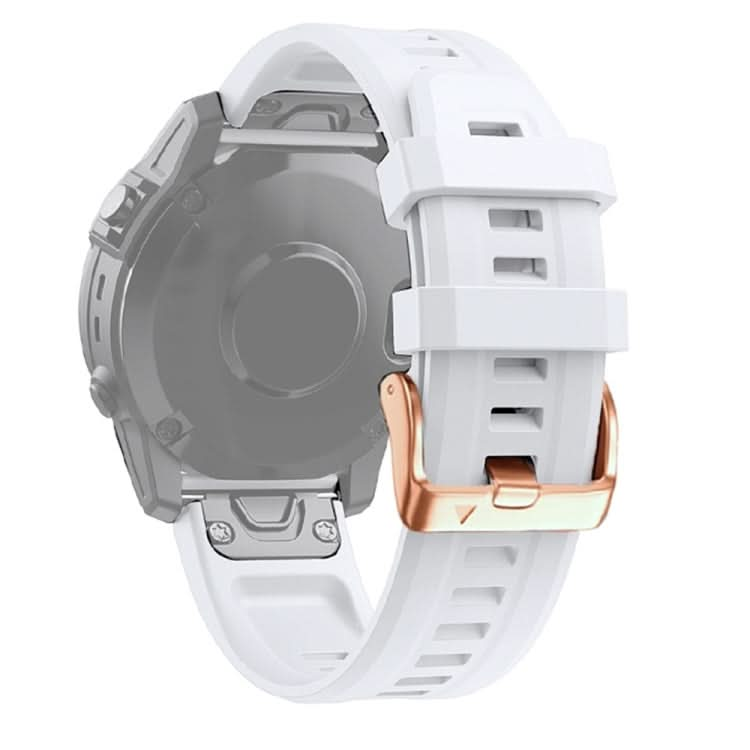 Rose Gold Buckle Silicone Watch Band