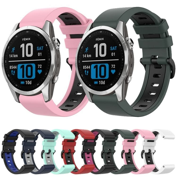 Sports Two-Color Silicone Watch Band