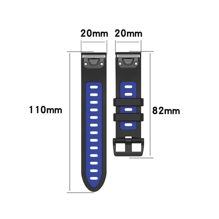 Sports Two-Color Silicone Watch Band