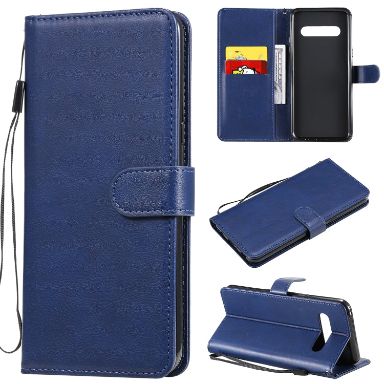 Solid Color Horizontal Flip Protective Leather Case with Holder & Card Slots & Wallet & Photo Frame & Lanyard, Series 4