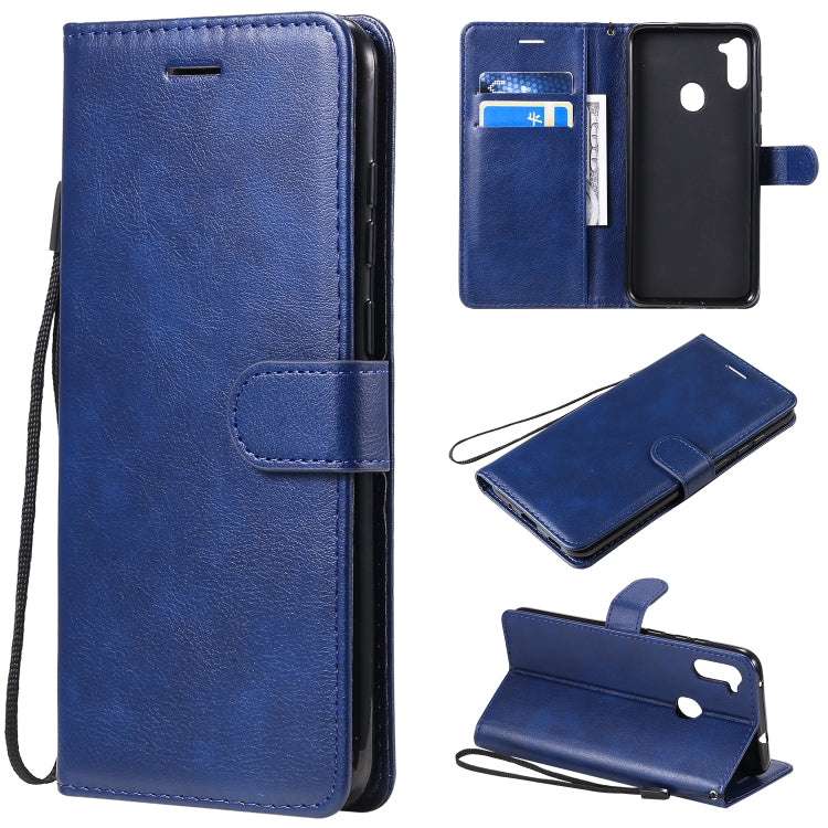 Solid Color Horizontal Flip Protective Leather Case with Holder & Card Slots & Wallet & Photo Frame & Lanyard, Series 3