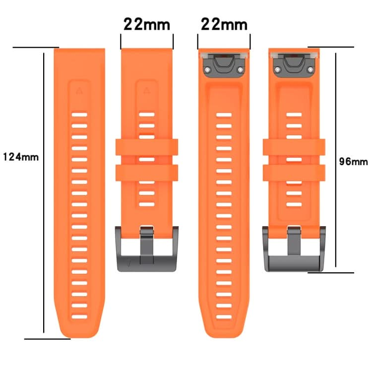 Solid Color Silicone Watch Band, Series 1