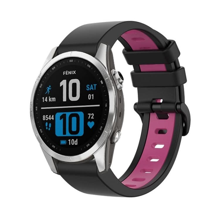 Sports Two-Color Silicone Watch Band