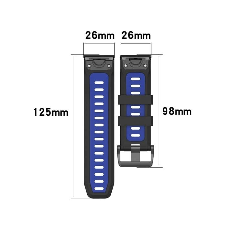 Sports Two-Color Silicone Watch Band, Series 1