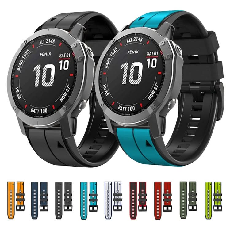 Sports Two-Color Silicone Watch Band