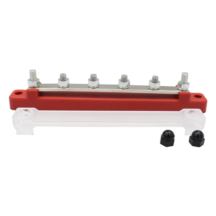 150A 48V RV Yacht Car Single-row 4-way Terminal Busbar