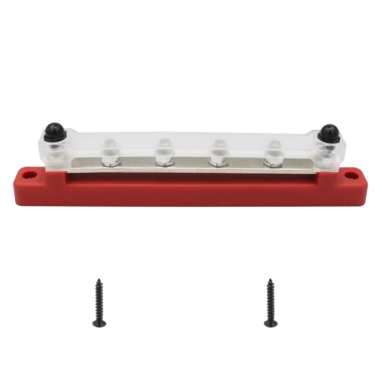 150A 48V RV Yacht Car Single-row 4-way Terminal Busbar